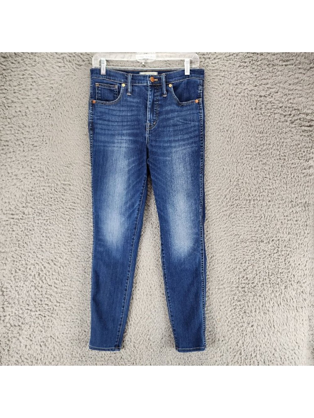 Madewell Jeans Womens 28 Blue Stretch Denim High Rise Skinny